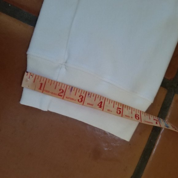 Moda International Victoria's Secret White Cuffed Trackpant - Picture 6 of 7